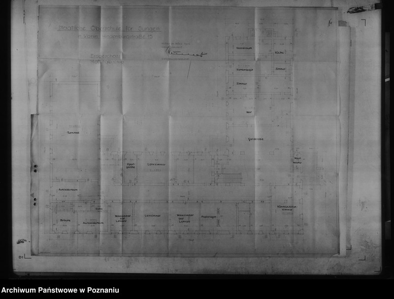 Obraz 20 z jednostki "Lagepläne verschiedener Schulgebäude"