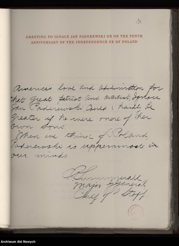 image.from.unit.number "The Kosciuszko Foundation. To Ignace Jan Paderewski - Artist, Patriot, Humanitarian. Album z życzeniami przedstawicieli społeczeństwa amerykańskiego i Polonii z okazji 10-lecia Polski Odrodzonej. Życzenia podpisali m.in. C. Coolidge, H. Hoover, F. D. Roosvelt, Ch. Dawes, T. H. Bliss, E. M. House, Ch, Hughes, J. Pershing, R. Lansing, J. D. Rockefeller"