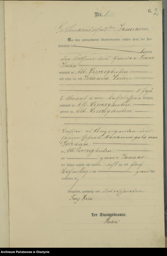 image.from.unit.number "Sterbe-haupt-Register Nr 1 - 101"