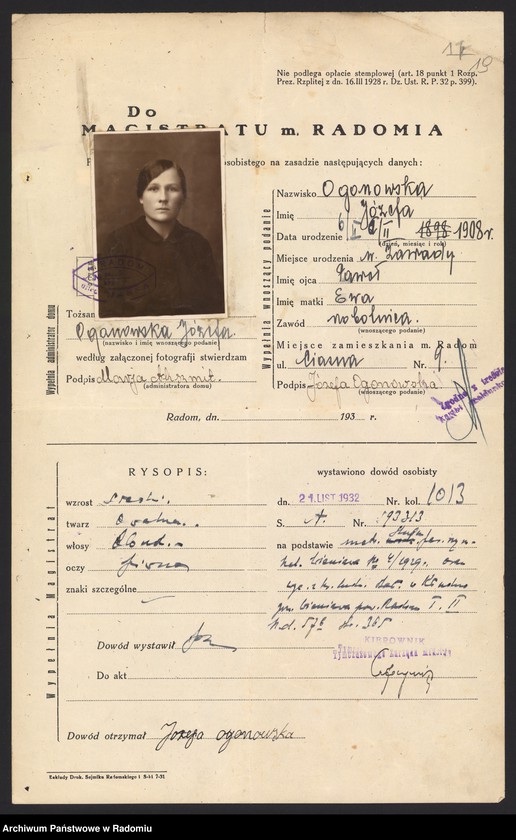 image.from.unit.number "O dowodach osobistych nr 1001-1100"