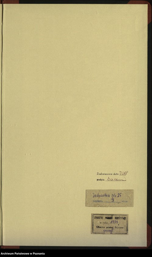 Obraz 9 z jednostki "Duplicat baptisatorum, copulatorum, mortuorum"