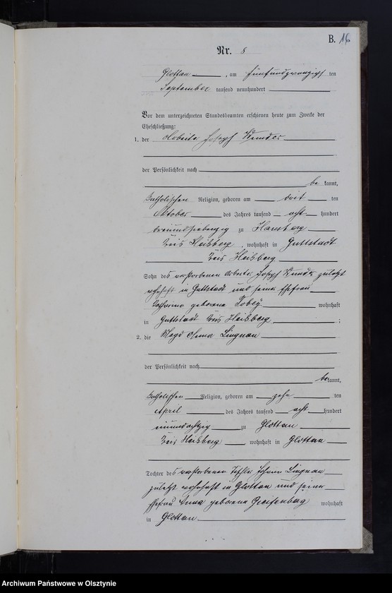 image.from.unit.number "Heiraths-Neben-Register Nr 1 - 14"