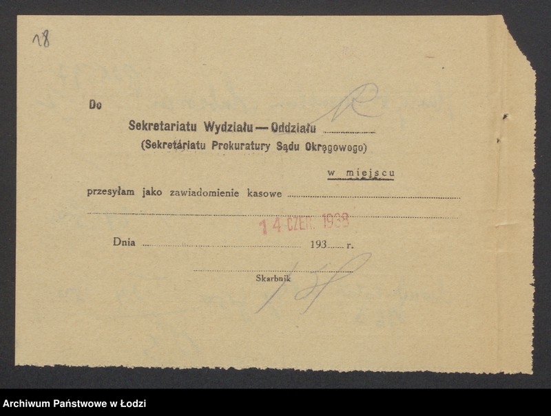 Obraz 20 z jednostki "Izrael Rozenblum, Aron Hoberman- sprzedaż przędzy i wyrobów włokienniczych"