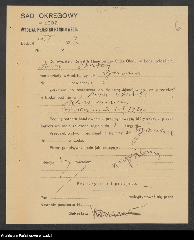 Obraz 8 z jednostki "Hersz Białek – sklep rzeźniczy"