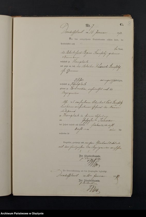 image.from.unit.number "Sterbe-Neben-Register Nr 1 - 103"