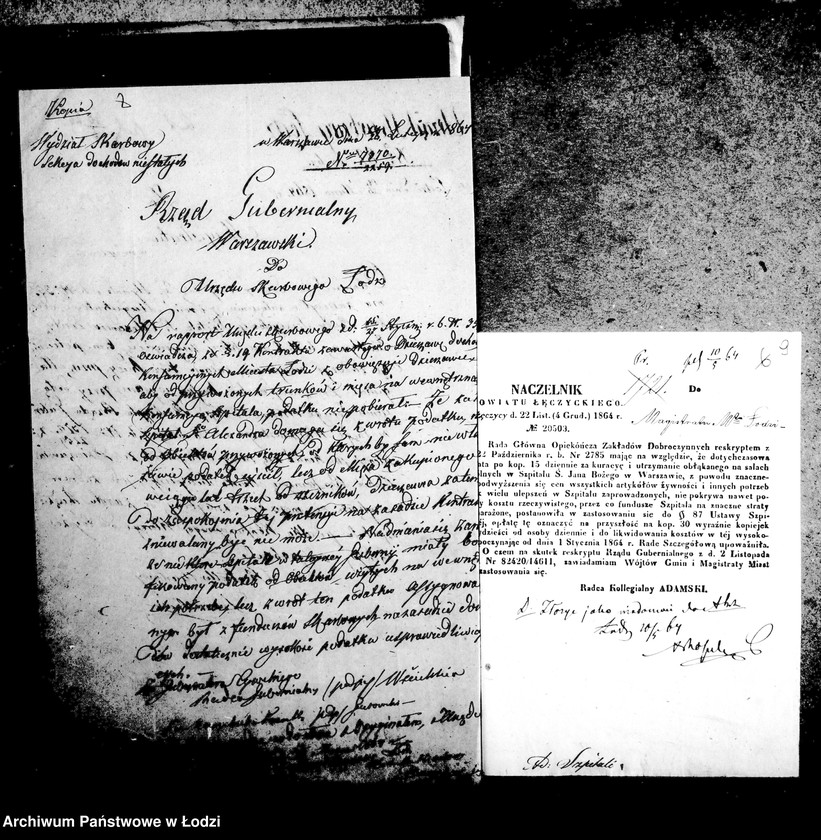 Obraz 10 z jednostki "Akta w przedmiocie szpitala"