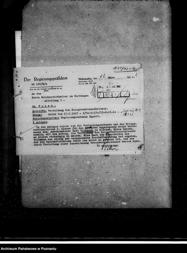 Obraz 5 z jednostki "Kriegsverdienskreuze- öffentlicher Dienst"