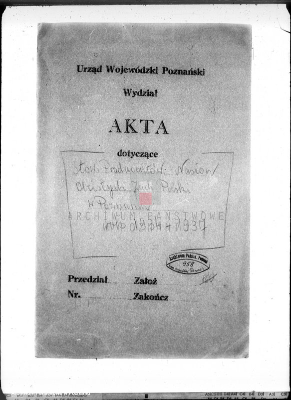 Obraz 4 z jednostki "Stowarzyszenie Producentów Nasion Oleistych Zachodniej Polski w Poznaniu"