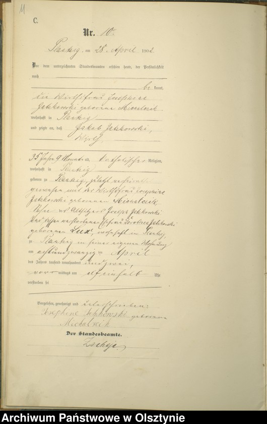 image.from.unit.number "Sterbe-Haupt-Register Nr 1 - 26"