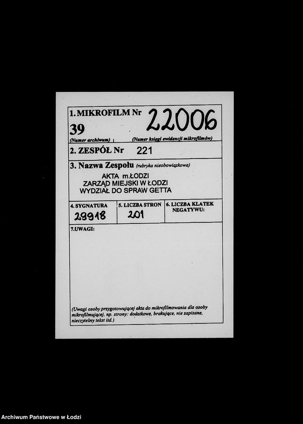 Obraz 2 z jednostki "Kripo.Unterlagen 3000-3200.[Dokumenty konfiskaty majątku ruchomego u Żydów]"