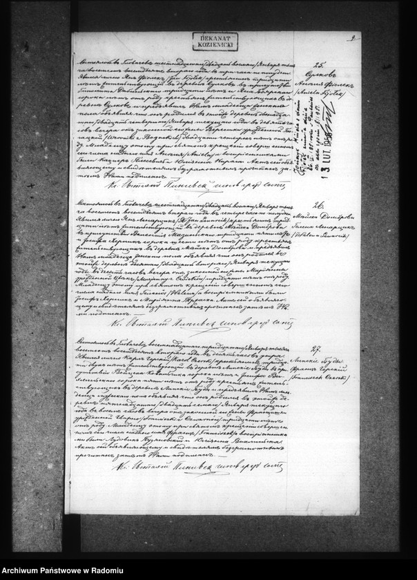 image.from.unit.number "Akty ob urodivših, brakosočetavšihsâ i umerših v Glovačovskom prihode za 1882 god"