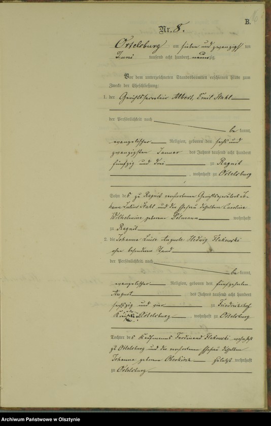 image.from.unit.number "Heiraths-Haupt-Register Nr 1 - 16"