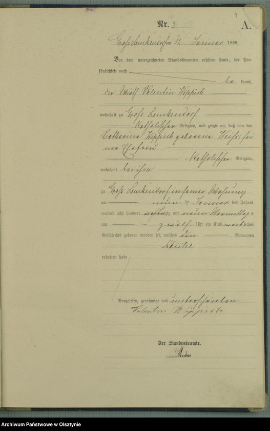 image.from.unit.number "Geburts-Haupt-Register Nr 1 - 98"