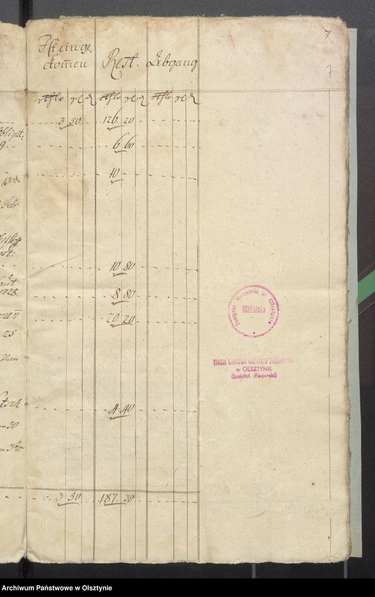 image.from.unit.number "Passenheimsche Hospital-Rechnung"