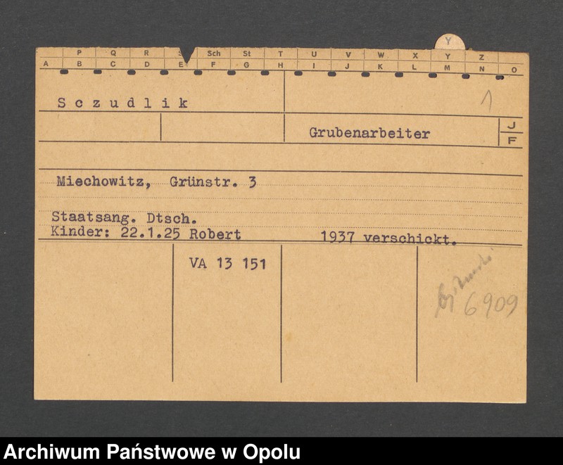 Obraz 3 z jednostki "[Sczudlik, Miechowitz]"