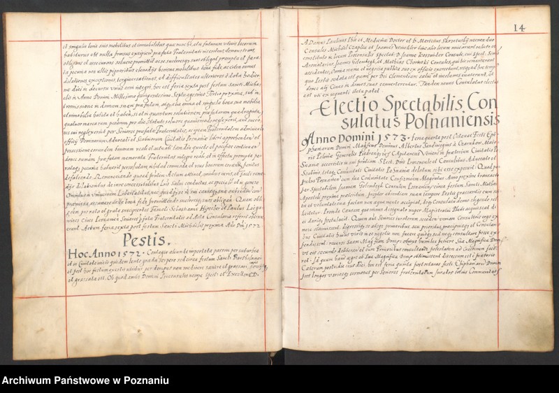 Obraz 17 z jednostki "Liber obligationum, decretorum, quietationum, contractuum. Acta coram spectabili consulatu civitatis Posnaniensis tam publica quam privata."