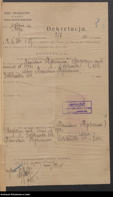 Obraz 6 z jednostki "Stanisława Stephanowa – magazyn mód"