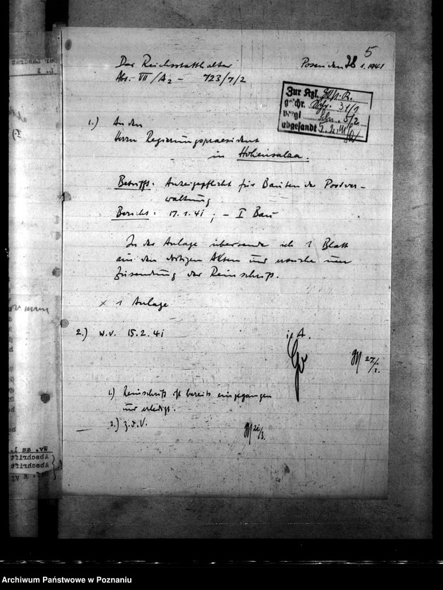 Obraz 9 z jednostki "Neubau der zerstöten Gebäude - Konin, Gnesen, Janowitz"