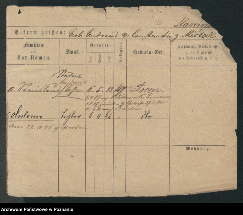 Obraz 14 z jednostki "Marciniak (żonaci i wdowy)"