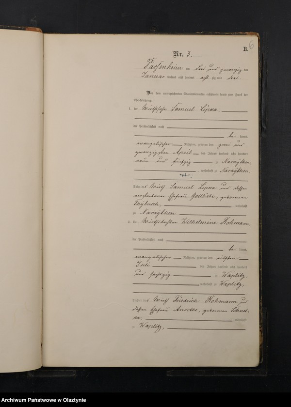 image.from.unit.number "Heiraths-Haupt-Register Nr 1 - 49"