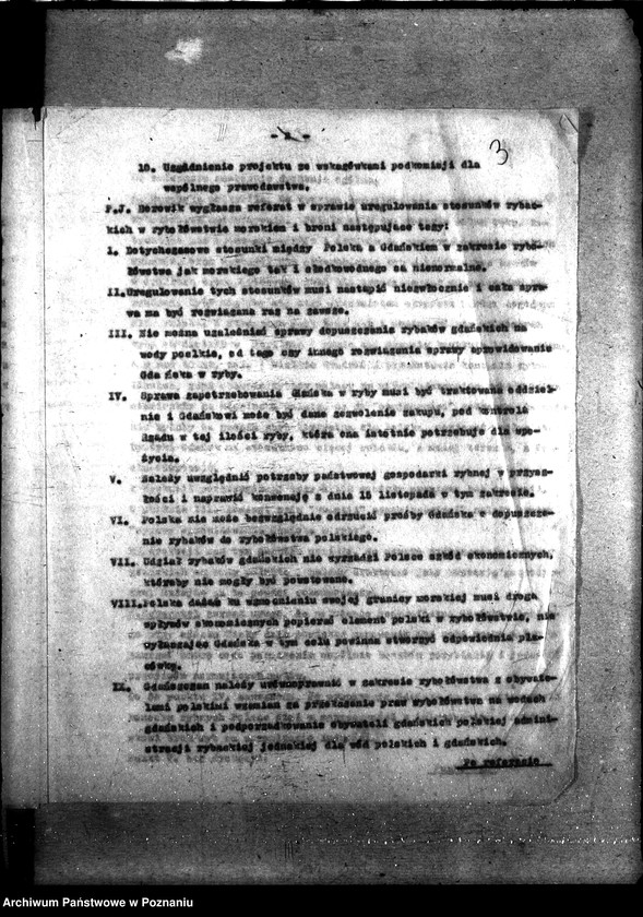 Obraz 7 z jednostki "Sprawy szczegółowo-administracyjne Pertraktacje z Niemcami w sprawie rybołówstwa morskiego"