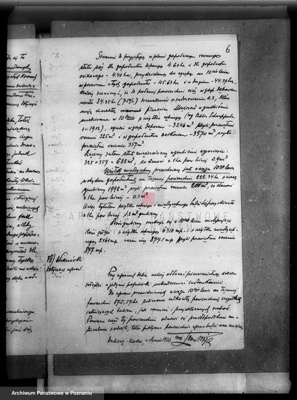 Obraz 10 z jednostki "Plan urządzenia gospodarstwa leśnego lasu majętności Dakowsko-Wojnowickiej w powiecie nowotomyskim"