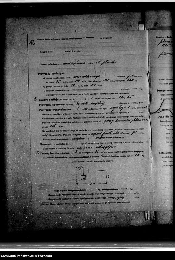 Obraz 14 z jednostki "Magistrat miasta Wolsztyna Rzeźnia Miejska nr woj. kotła 5312"