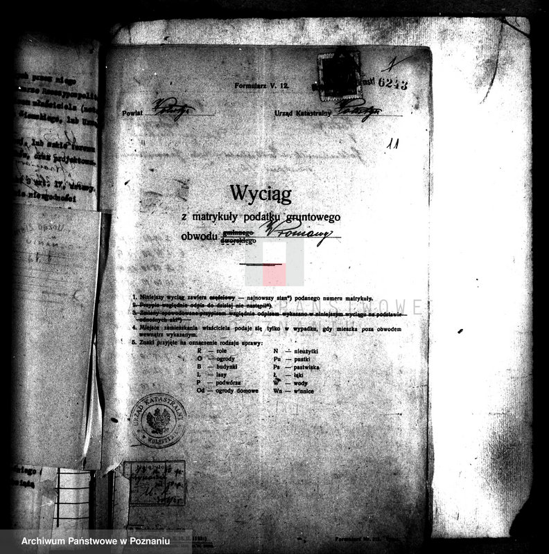 image.from.unit.number "Majątek Wroniawy i Białuty-Dębina powiatu wolsztyńskiego wyłączenie z art. 4 i 5 ustawy o wykonaniu reformy rolnej"
