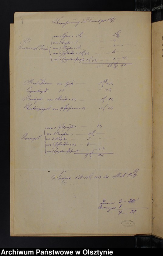 image.from.unit.number "Personal und Real-Decems Consignation von Waldgut Lötzen Kirchspiels Kruklanken"