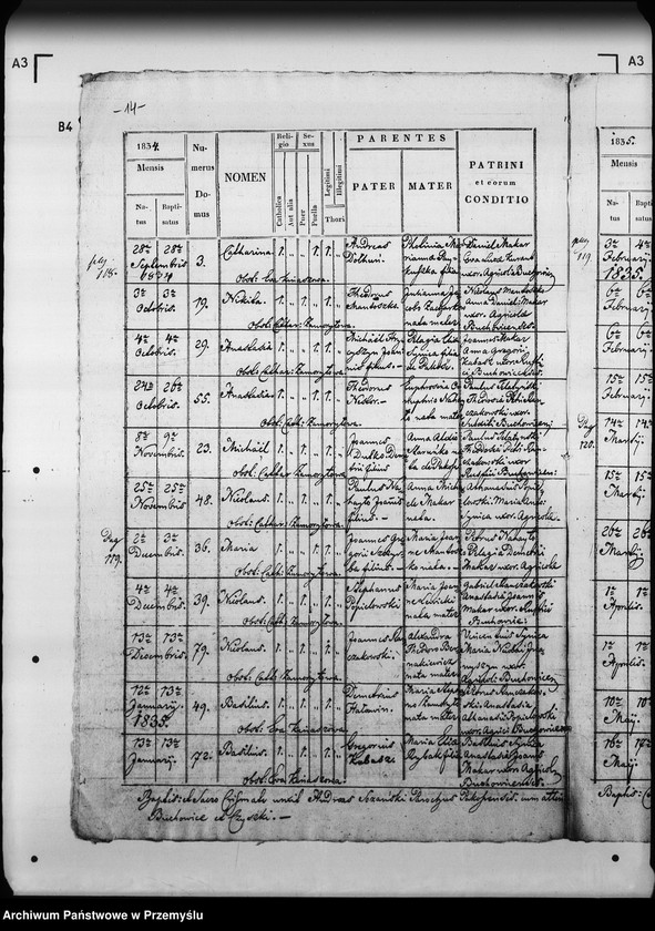 Obraz 18 z jednostki "[Kopie ksiąg metrykalnych parafii Pakość z filiami Buchowice, Czyszki (dekanat Mościska)]"