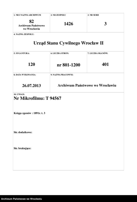 image.from.unit.number "Sterbe-Neben-Register Breslau II 1891 Band 3"