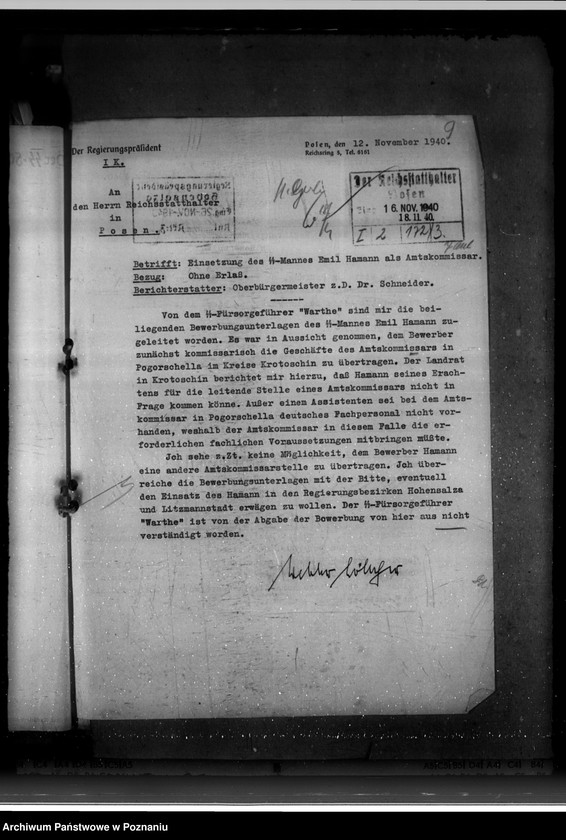 Obraz 14 z jednostki "Bewerbungen um Anstellung im Beamtendienst"