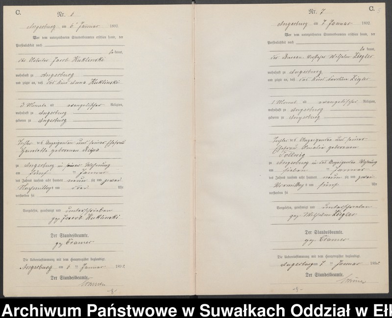 image.from.unit.number "Sterbe-Neben-Register des Preussischen Standes-Amtes Angerburg Kreis Angerburg"