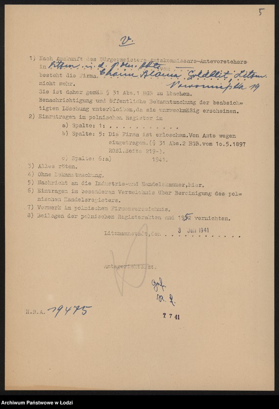 Obraz 7 z jednostki "Chaim Szlama Golblit- drobna sprzedaż sukienek"