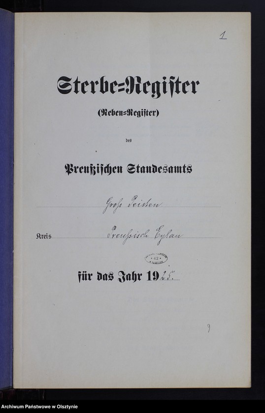 image.from.unit.number "Sterbe-Neben-Register Nr 1 - 21 [ Księga zgonów - wtóropis ]"