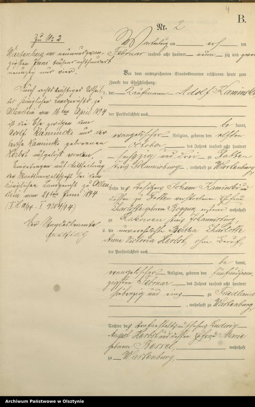 image.from.unit.number "Heiraths-Haupt-Register Nr 1 - 31"