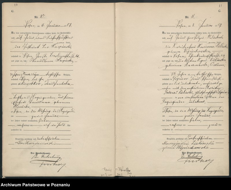 Obraz 8 z jednostki "Księga miejscowa zgonów tom I [Rejestr główny zgonów]"