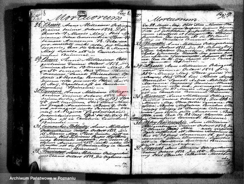 image.from.team "Akta stanu cywilnego Parafii Rzymskokatolickiej Bnin (pow. śremski)"