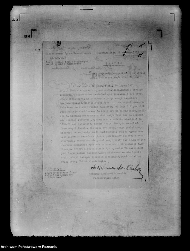 Obraz 18 z jednostki "Sprawy budżetowe /m.in.. Wydatki na cele reprezentacyjne/"