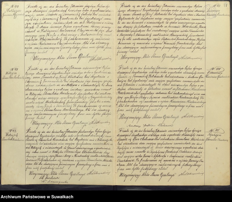 Obraz 19 z jednostki "Księga akt zgonów parafii rzymskokatolickiej w Jeleniewie z lat 1935-1942"