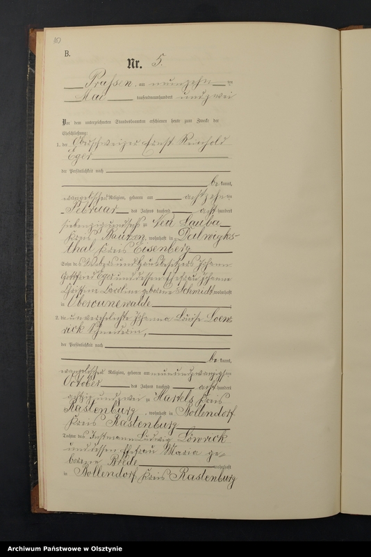 image.from.unit.number "Heiraths-Neben-Register Nr 1 - 13"