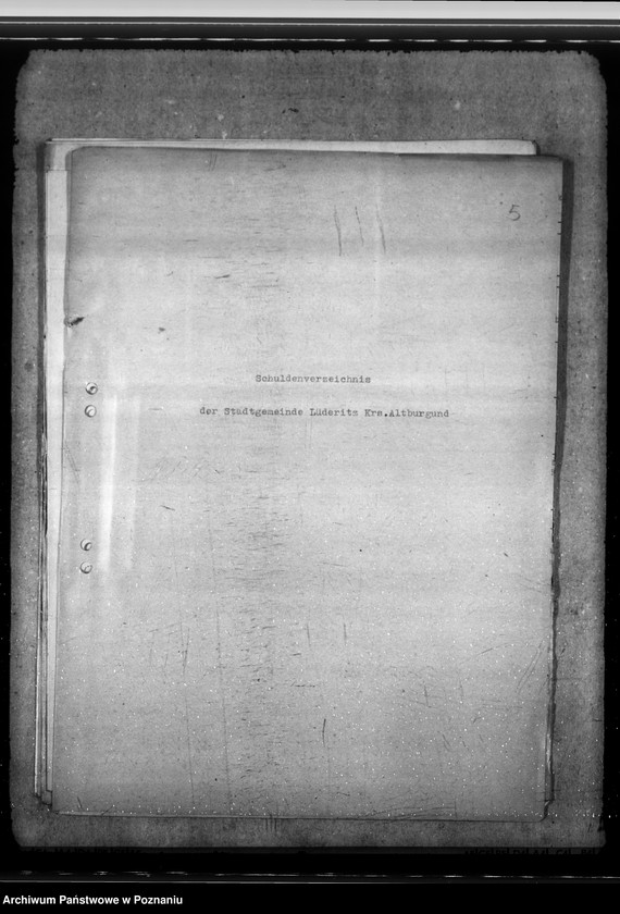 Obraz 11 z jednostki "Meldunki o długach gminnych z poszczególnych powiatów"