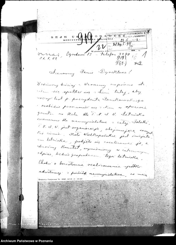 Obraz 5 z jednostki "Opcje, sprawy kolonizacyjne, przewłaszczenia, eksmisje kolonistów [organizacyjne i parcelacyjne]"