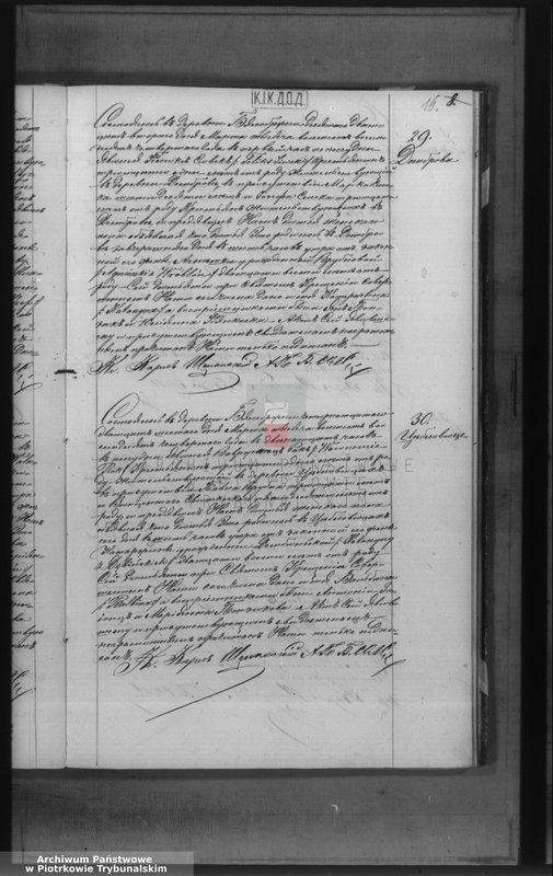 Obraz 19 z jednostki "[Księga duplikat aktów urodzonych, zaślubionych i zmarłych]"