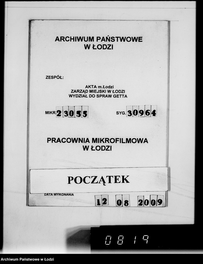 Obraz 1 z jednostki "5005 Kriegsauftrag 5121-304.843 1000 Stück Wachtpost Pelze HBA- Berlin"