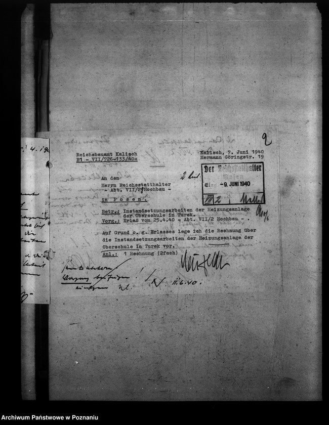 Obraz 6 z jednostki "Ausbauten der Heimoberschule in Turek"