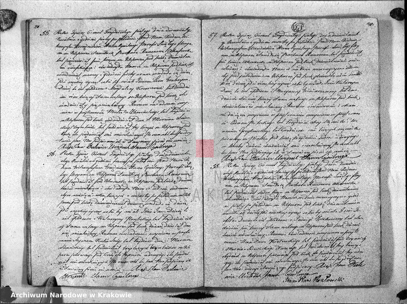 Obraz 17 z jednostki "Księga Aktow Urodzenia i Uznania parafii S Floryana na Rok 1835"