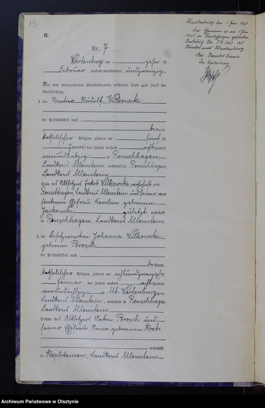 image.from.unit.number "Heirats-Haupt-Register Nr 1 - 62"