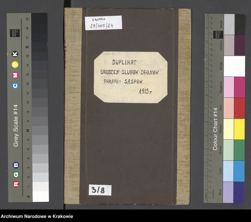 Obraz 6 z jednostki "Duplikat aktów urodzeń, małżeństw i zgonów Parafii Rzymsko-Katolickiej Sąspów"