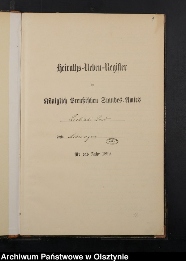 image.from.unit.number "Heiraths-Neben-Register Nr 1 - 18"
